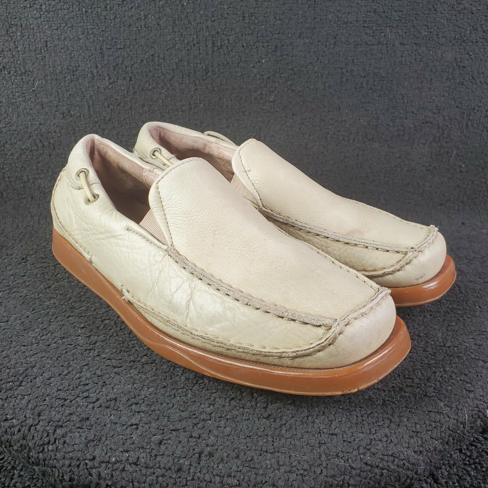 Oatmeal Hush Puppies Loafers Slip 