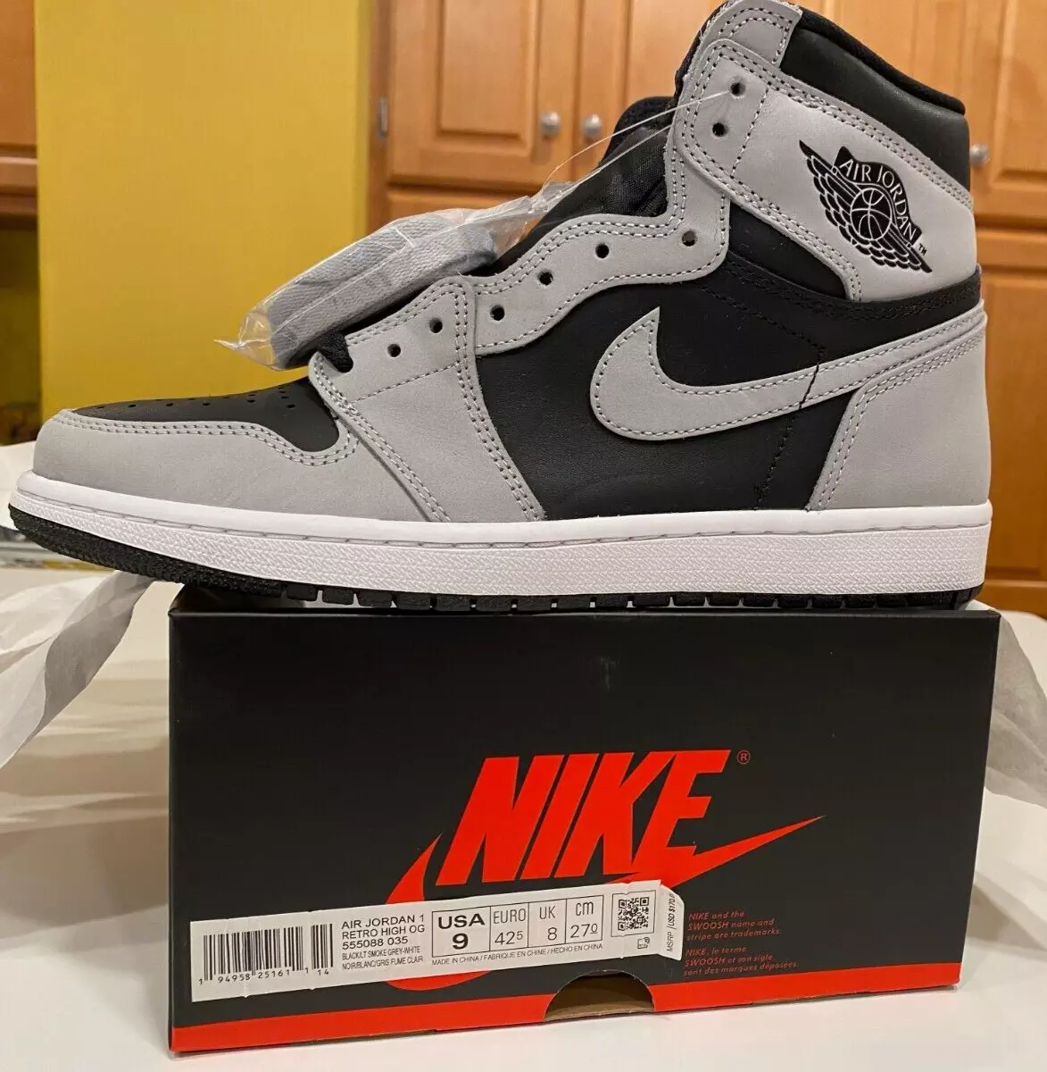 Jordan 1 shadow size 9 sale