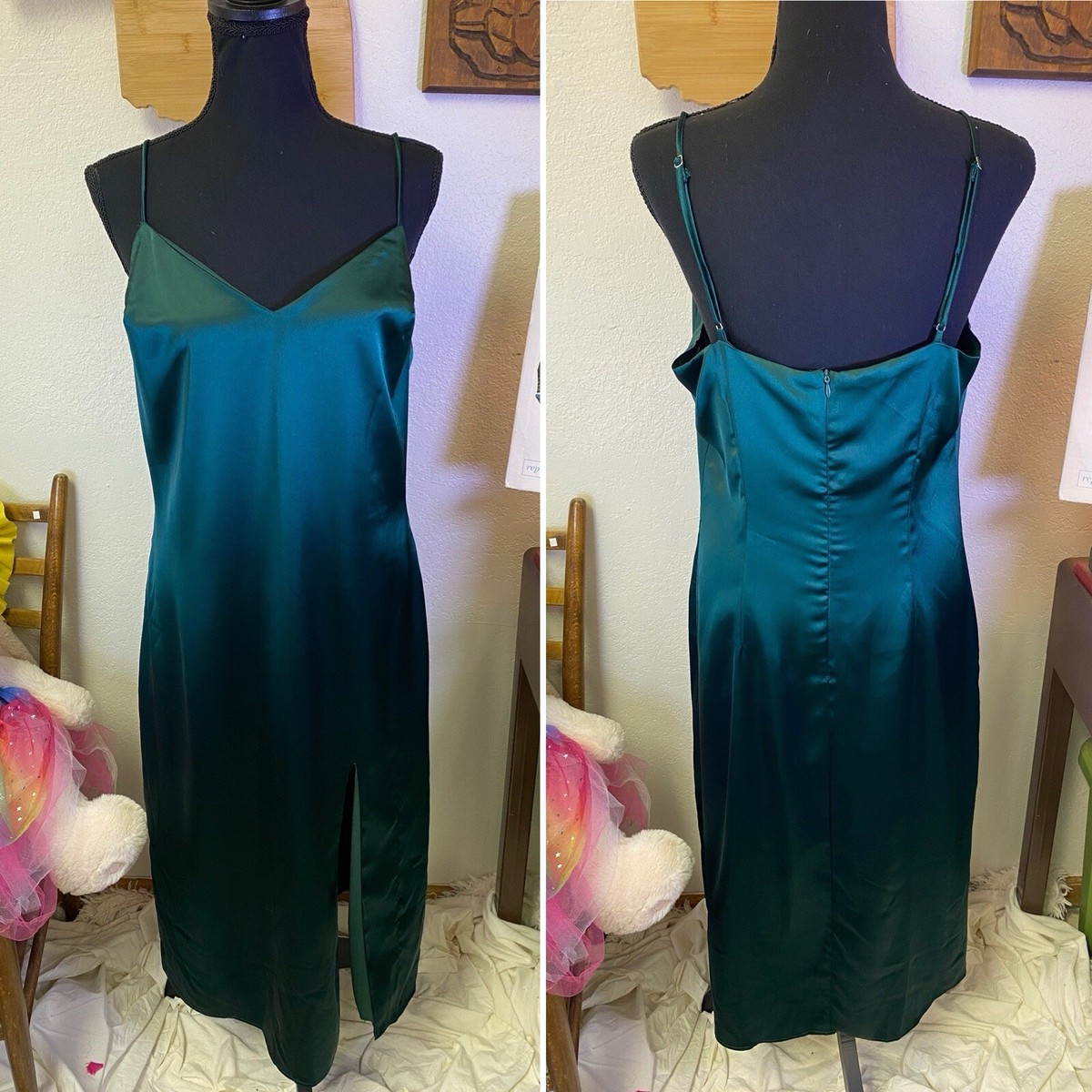 knee length dresses for ladies L'agence Seridie Silk Slip Dress in Neutral/Blue Ditsy Paisley