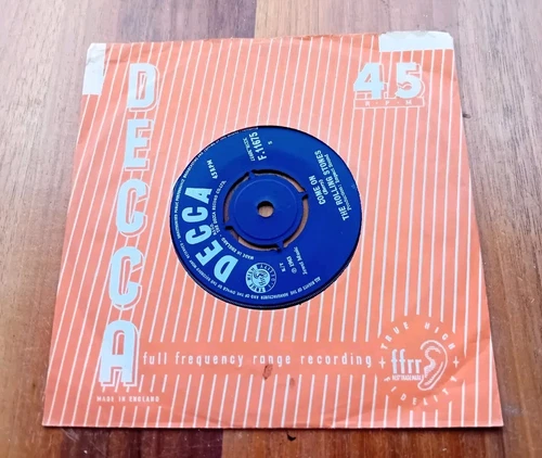 Rolling Stones - Come On orig UK 2nd press 7" vinyl EX+/VG+ Decca