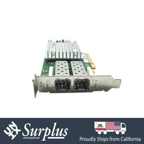 QLE2692-SR 16Gbps FC Dual Port QLogic Dell Fibre Channel PCIe 3.0 x8 HBA - Low