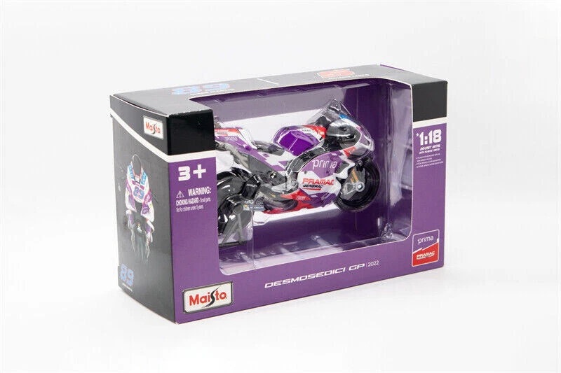 Maisto 1:18 2022 Ducati Desmosedici #5 Racing Motorcycle Bike Model NEW IN BOX - Image 4 of 4
