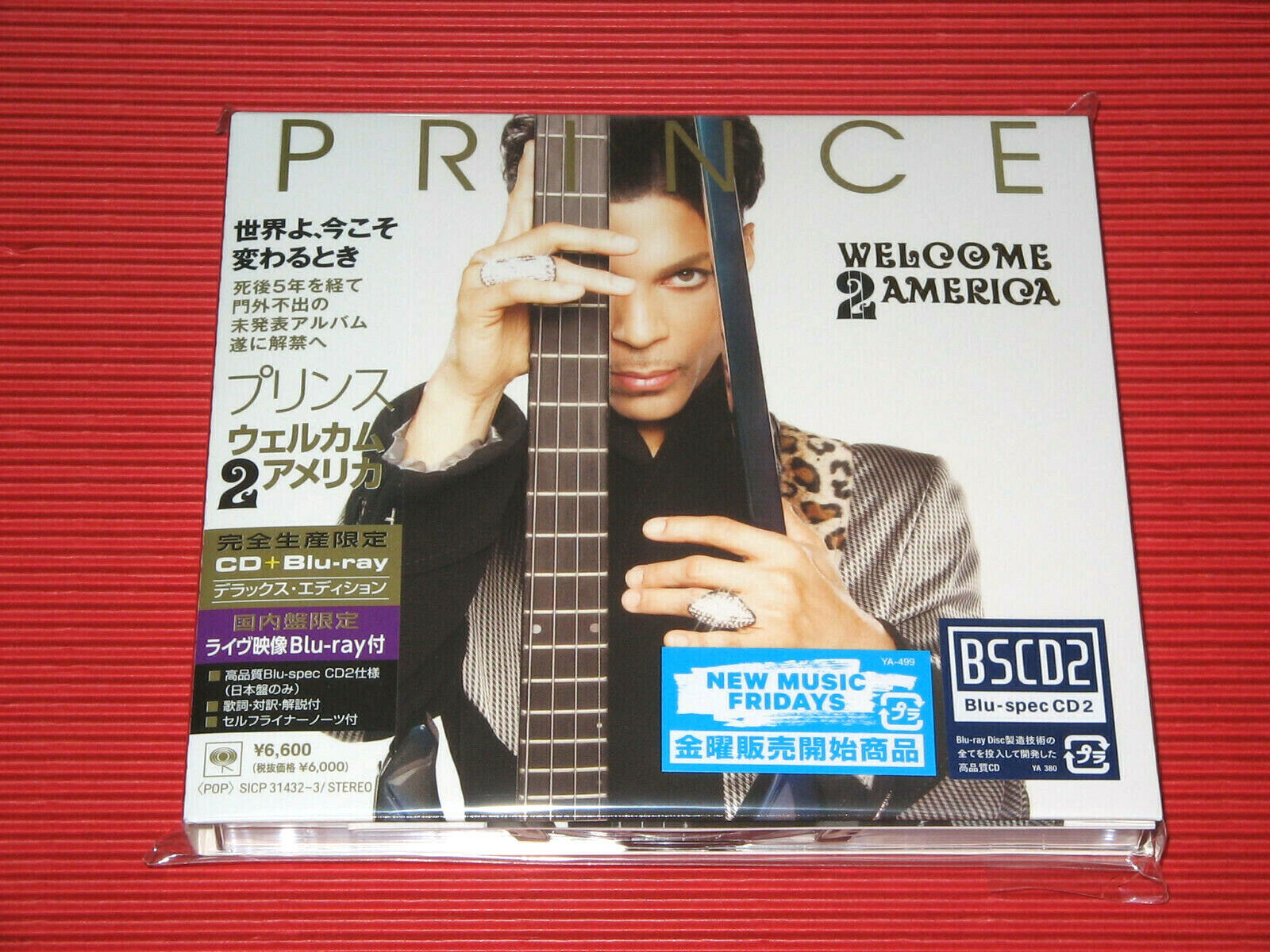 6ET PRINCE WELCOM 2 AMERICA  JAPAN BLU-SPEC CD + BLU-RAY DISC  DIGIPAK