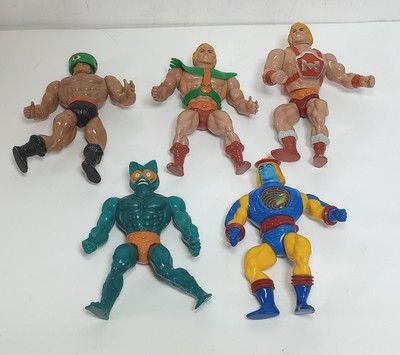 VTG 1980s He-Man Masters of the Universe LOT OF 5 LOOSE FIGURES READ DESCRIPTION