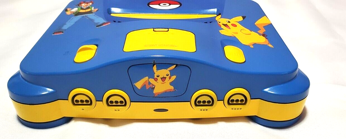 Nintendo 64 console & 4 Pokemon games. Custom Painted | eBay