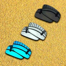 3 Pairs Lenses Replacement for-Spy Optic Logan Polarized-Solid Black Silver Blue