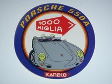 RARE VINTAGE COLLECTIBLE KANEKO PORSCHE 550A 1000 MIGLIA STICKER NOS COOL 