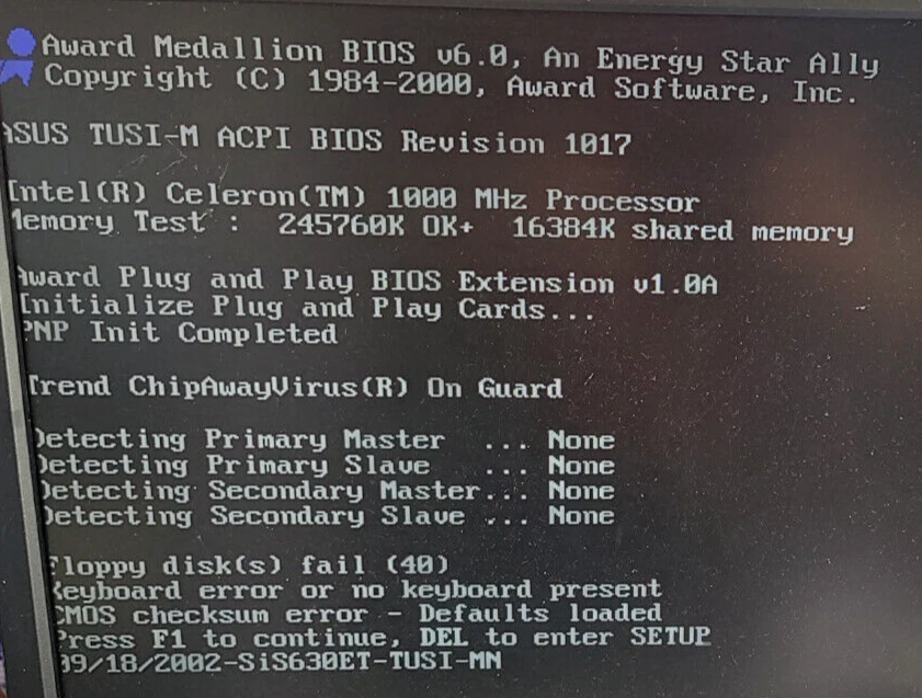 Intel Celeron 1000 Mhz / 256Ram / Mainboard - Image 4 of 4