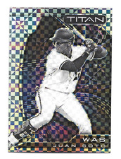 Building Blocks Prizm 2022 Panini Chronicles Titan #21 Juan Soto Baseball Card