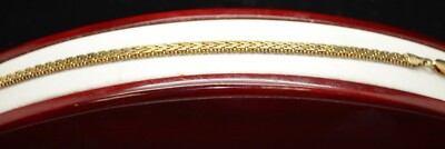 Sterlingsilber hübsches mehrfarbiges Kettenarmband 7,0'' #FMC917