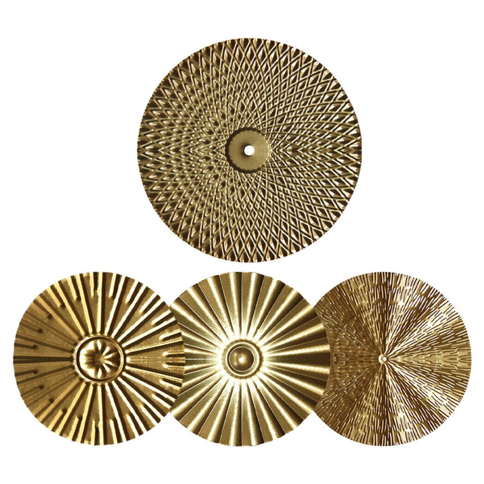 4/7Pcs Hanging Metal Wall Art Metal Wall Decor Modern Wall Decor Trim Plates - Image 4 of 4