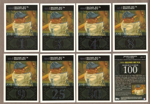 Josh Gibson #JG68 2007 Topps Gibson Homerun History card