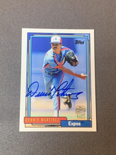 Topps Archives Fan Favorites Dennis Martinez Auto - Picture 1 of 2