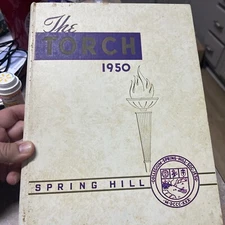 Spring Hill College Mobile, Alabama 1950 The Torch yearbook plus ephemera