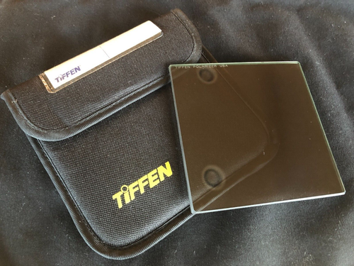 Tiffen 4x4" Glass Filter Polarizer W/ Pouch