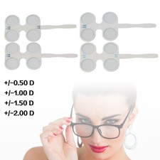 4 Units Optical Flipper Optometry Plastic Flip Trial Lens Plastic Confirmation