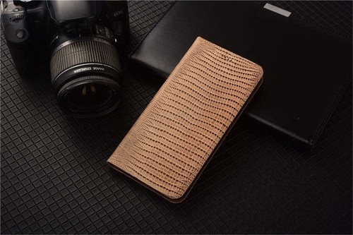 Genuine Leather Lizard Case for Samsung Galaxy S24 S25 Ultra Card Pocket Cover - Zdjęcie 25 z 26