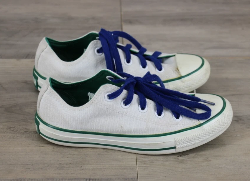 Sneakers basse stringate Converse All Star donna taglia 6 uomo taglia 4 bianche