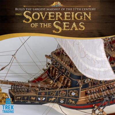 DeAGOSTINI社　Sailing Ship 全100号 セット Sovereign of the Seas DeAgostini Complete Model Kit inc Stand Jig