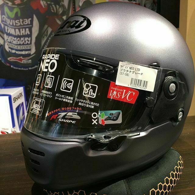 Arai Full face helmet concept-x RAPIDE NEO Platinum gray Arai Full face helmet concept-x RAPIDE NEO Platinum gray