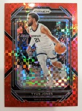2022-23 Panini Prizm Red Power Tyus Jones /75 Memphis Grizzlies #212