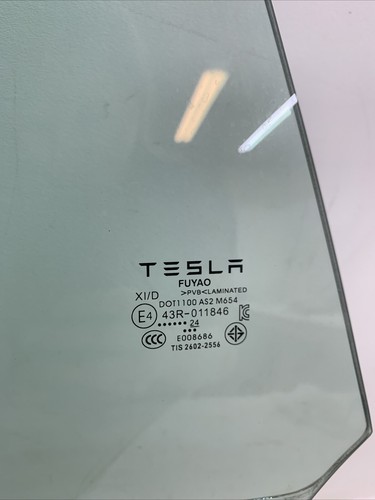 ⚡️24-25 Tesla 3 Rear Right Highland Passenger Door Window Glass Double 36066 S1 - Picture 3 of 5