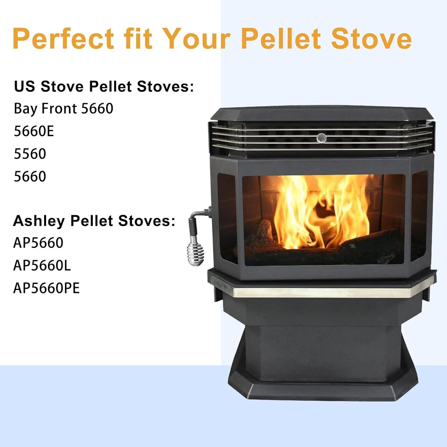 For Ashley AP5660L & US Stove Bay Front 5660 Pellet Burnpot/Firepot Grate,891994