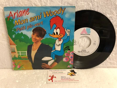 45T Chanson Originale Mon Ami Woody - Petit Pic-Vert Ariane Carletti AB Kid 1984 - Photo 1/2
