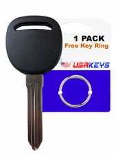 New Uncut Blank Chipped Transponder Key Replacement for GM PK3 Z Keyway