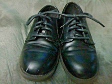 BOYS CHILD SIZE 2 DRESS SHOES LACE GEORGE BLACK