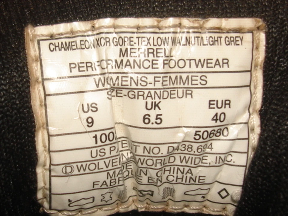 Женские туристические ботинки Merrell Trail Chameleon XCR Gore Tex Vibram размер 9 США/40 евро - Изображение 2 из 4