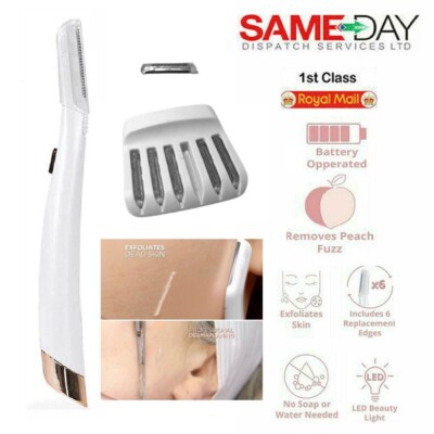 LED Lady Face Schmerzlos Peeling abgestorbene Haut beleuchtet Dermaplane Gesichtspeeling