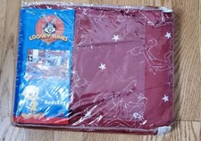 Vintage 2001 Looney Tunes Bed Skirt Full Size Red Tweety Bugs Bunny SylvesterNEW
