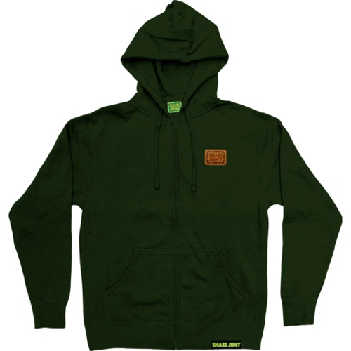 SHAKE JUNT - BLACK FOREST ZIP-UP HOODIE - GREEN - SMALL - NEW SKATEBOARD |  eBay