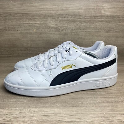 Puma Men's Shoe Size Astro Kick SL White Black Casual
