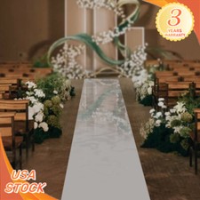 Wedding Aisle Runner Mirror Rug 65 3ft Double Sided Carpet Party Decoration