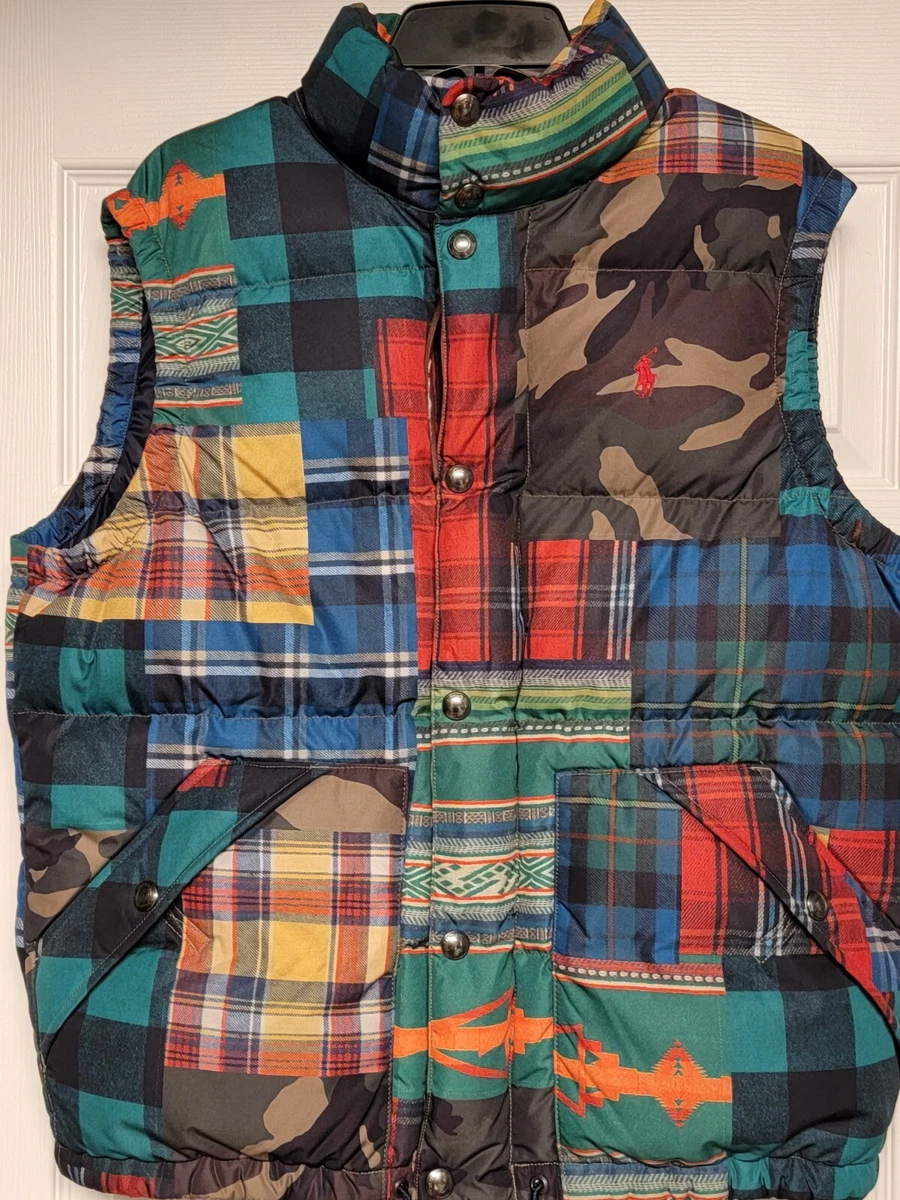 Polo patchwork best sale vest