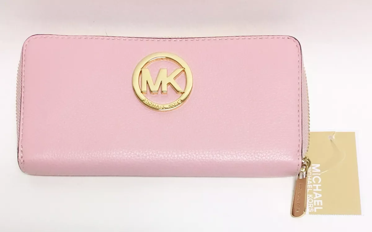 Michael kors fulton wallet pink deals