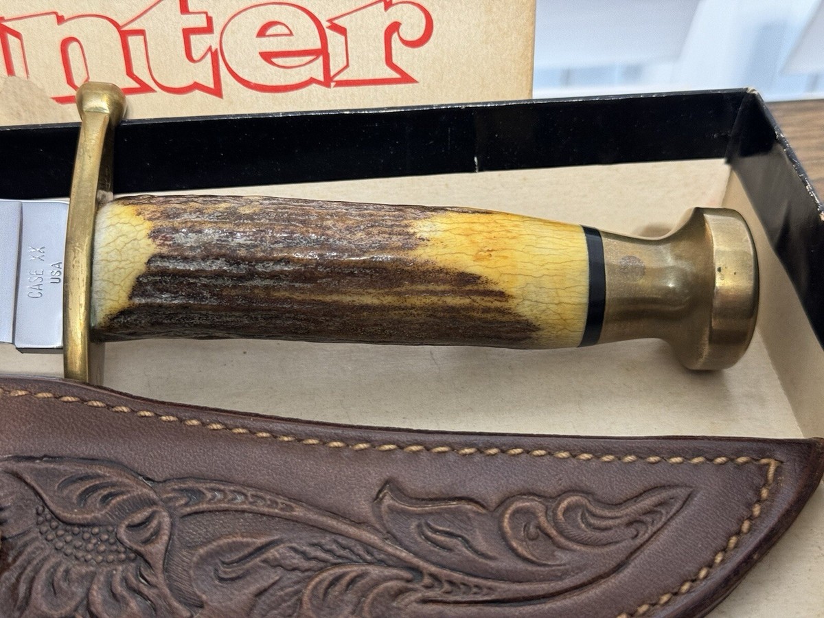 1960s Vintage Case XX Kodiak Hunter Hunting Knife & Scabbard