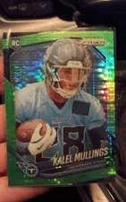 2025 Panini Prizm - Rookies Kalel Mullings #385 Neon Green Pulsar Prizm (RC)