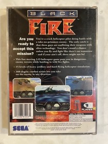 Black Fire (Sega Saturn, 1996) TESTED PLEASE READ