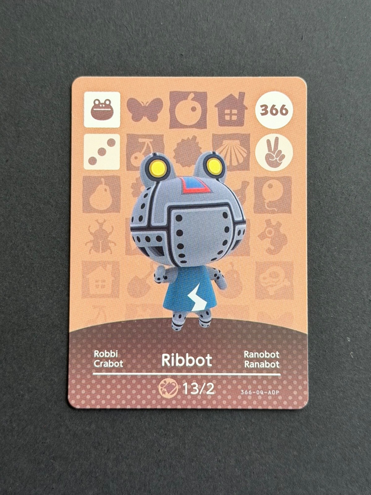 Carte Amiibo Animal Crossing Crabot #366 : évitez l'attente pour votre habitant