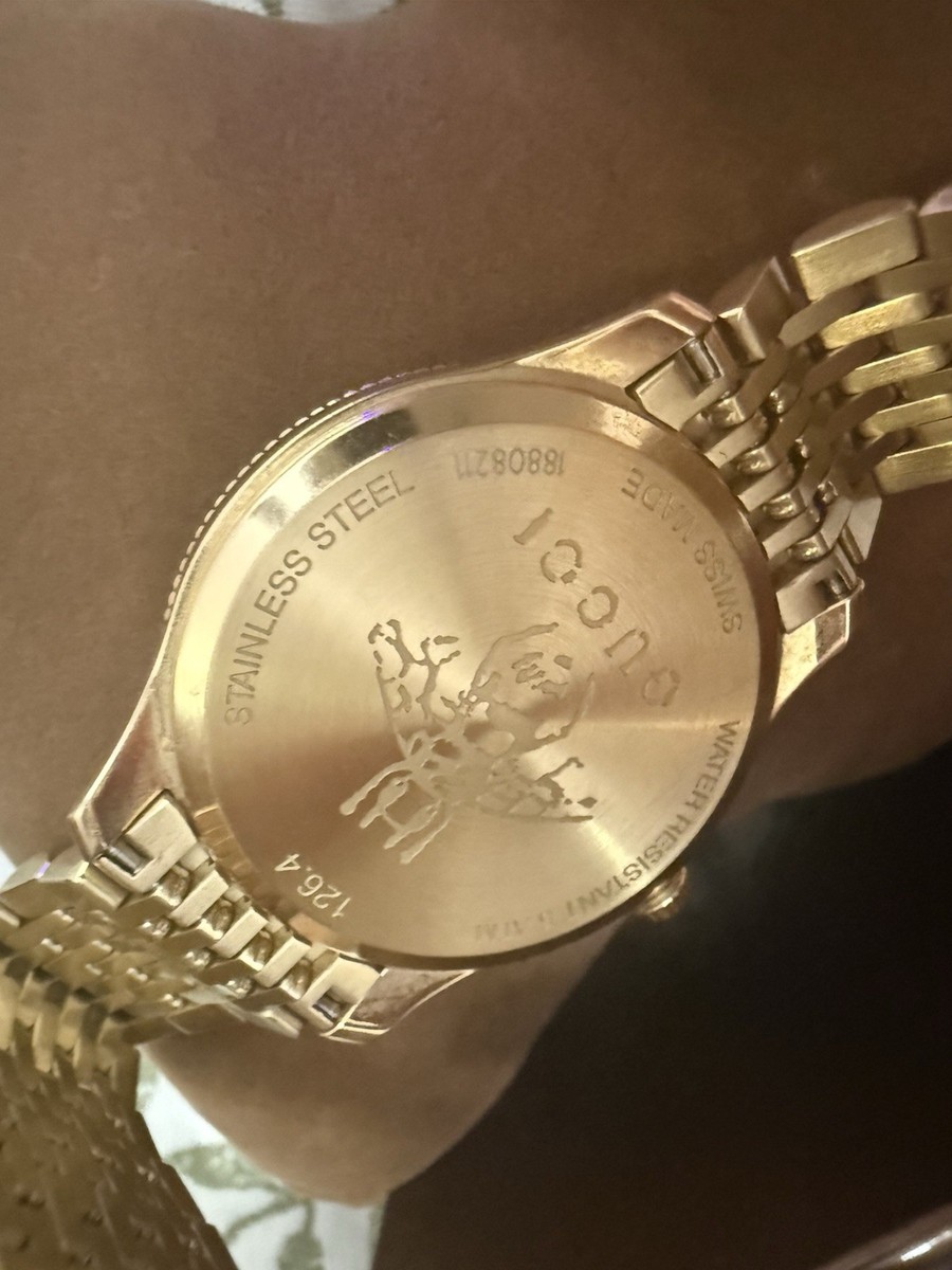 Gucci G-Timeless 36mm Gold Bee Watch 2024 Mint COMPLETE WITH BOX