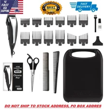 Wahl Professional Hair Cut Machine Barber Salon Cutting Trimmer Clipper Kit Set