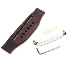 Adjustable Shaft Rosewood Guitar Bridge Saddle Nut Suitable For Acoustic Guitar