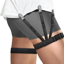 2 Sostenedor De Camisas Tirantes Para Camisa Trajes Hombres El stica Permanecer