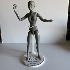 Sideshow Toys 12" 1/6 Gray Female Poseable Artist Model Body Action Figure 2006