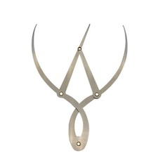 KAMILLEE Golden Mean Calipers Ratio 1 Count (Pack of 1), Sliver-1