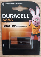 Duracell AAAA Batteries Ultra  MN2500 1.5V E96 Longest expiry