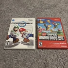 New Super Mario Bros. Wii & Mario Kart Wii CIB